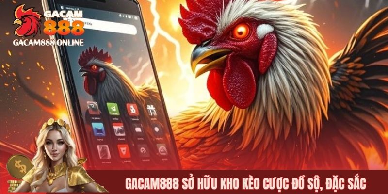 GACAM888 sở hữu kho kèo cược đồ sộ, đặc sắc
