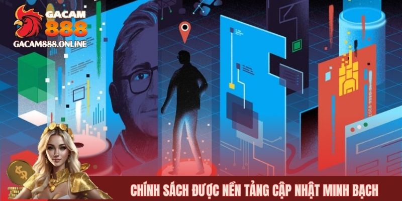 Chính sách được nền tảng cập nhật minh bạch